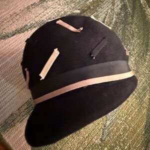 Glenover mod black 60s vintage hat